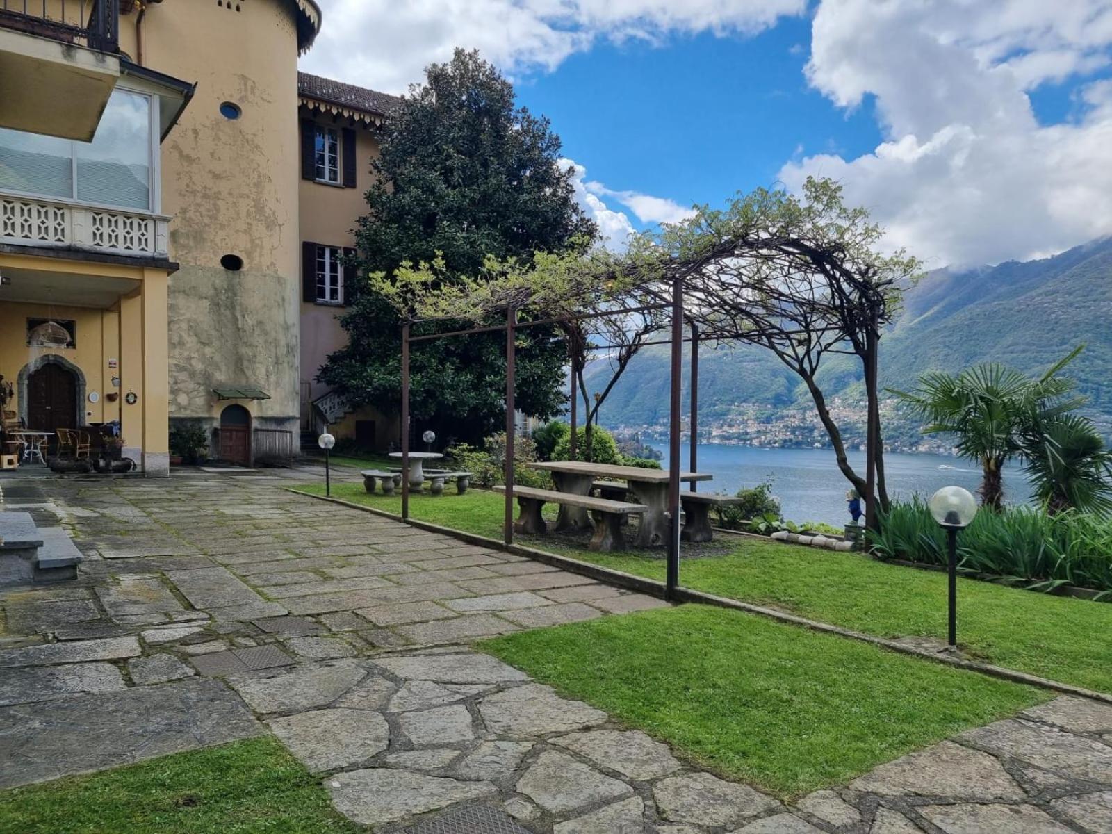 Lake Como Villa Ines Junior Apartment Faggeto Lario Exteriér fotografie